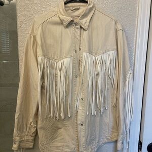 Fringe Jean Jacket